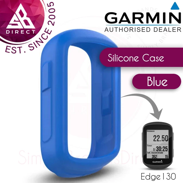 Garmin Silicone Protective Case For Edge 130 - 130 Plus GPS Bike Computer│Blue