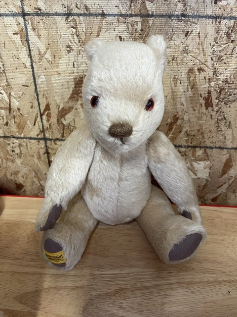 Merrythought Jointed Pooh Teddy Bear Plush Mohair Ironbridge Shrops England #45