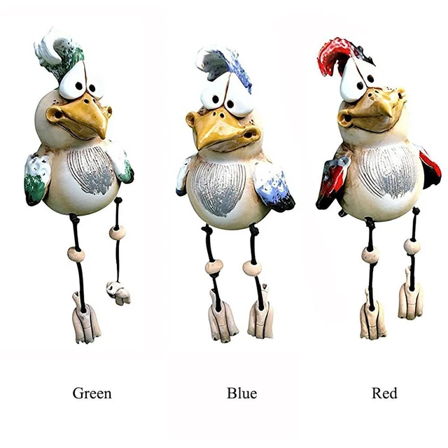 Backyard Decoration Funny Chicken Courtyard Chicken Decoration Garden Statues 2