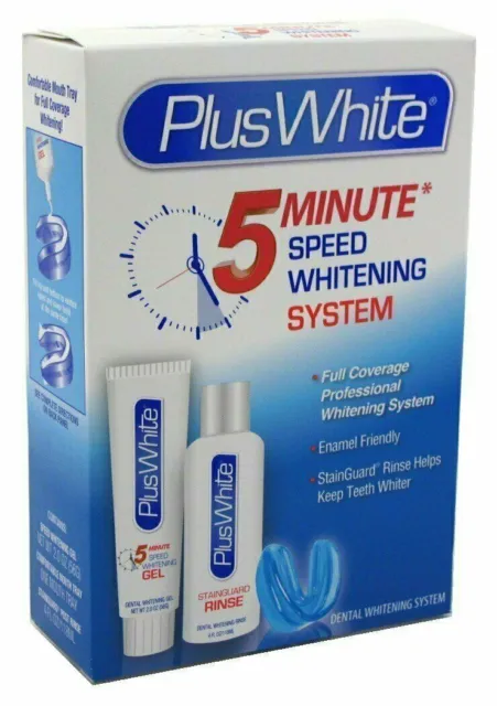 Plus White 5 Minute Premier Sistema de Blanqueamiento de Velocidad Kit de 3 Piezas Paquete de 12