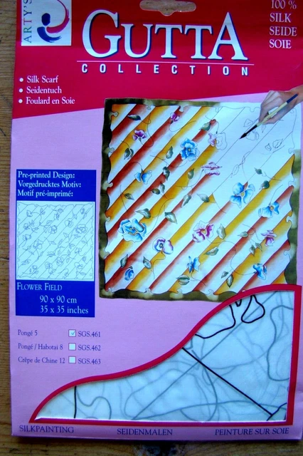N.o 3A - ¡1 pieza! Gutta 100% paño de seda 90x90 cm ¡¡¡espesor de seda 12!! seda gruesa