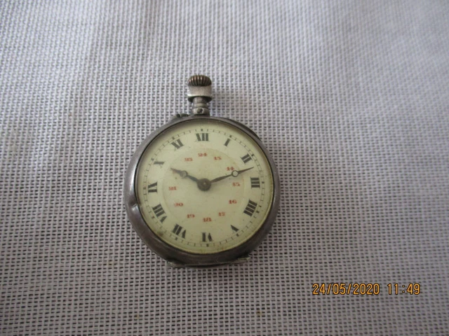 Montre Ancienne à Gousset Pendentif N°13 - À Réviser Ou Pour Pièces, Vendu En L'état