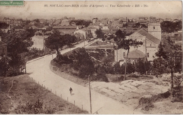 CPA -33- SOULAC-sur-MER - Vue générale.