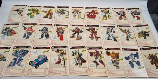 Transformers Cromy Trading Cards Rare Import Vintage Argentina 1987 Bundle