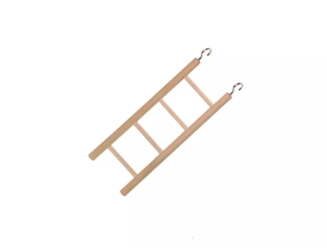 Nobby Holzleiter Kanarien Sittiche 4 Sprossen Vogelspielzeug Käfigzubehör 18 cm