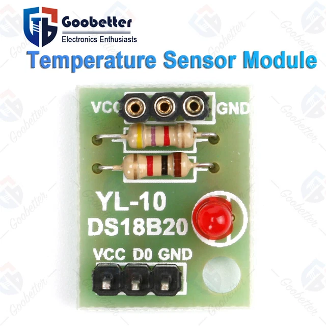 TEMPERATURE MEASUREMENT MODULE Adapter Board For DS18B20 Temperature ...