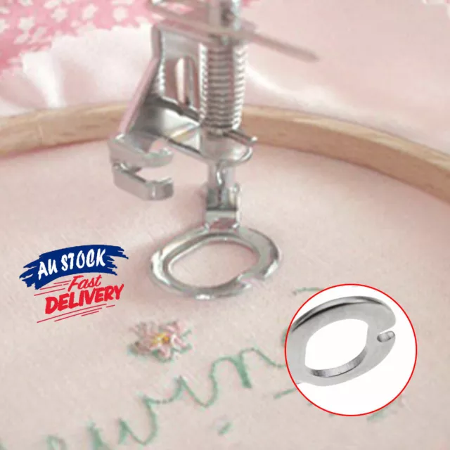 Shank Free Embroidery Motion Janome Singer Foot Darning 1X Brother Spring Low