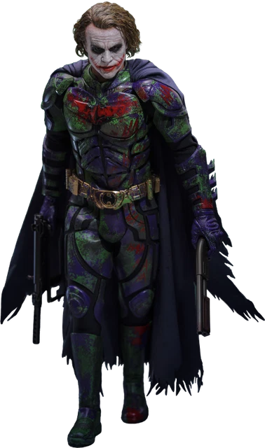 DARK KNIGHT JOKER Heath Ledger Batman Imposter Artisan Edition Hot Toys ...