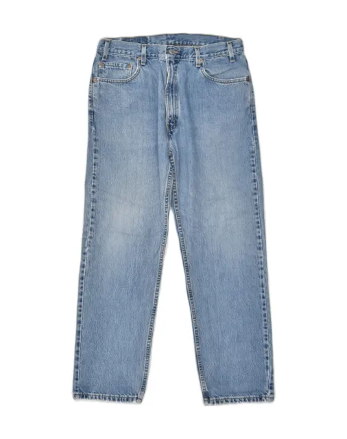 Jeans sottili Levi's da uomo 505 W36 L30 blu cotone AM14