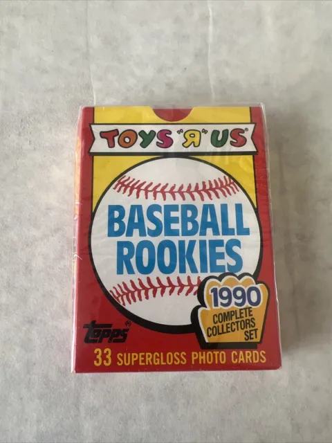 SEALED Toys R US 1990 Baseball Rookies 33 Card Collectors Set Ken Griffey Jr