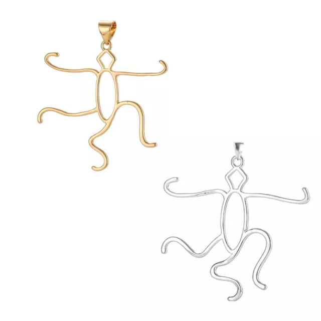 Gold, silver Blank Handmade Twist Pendant  Jewelry Accessories