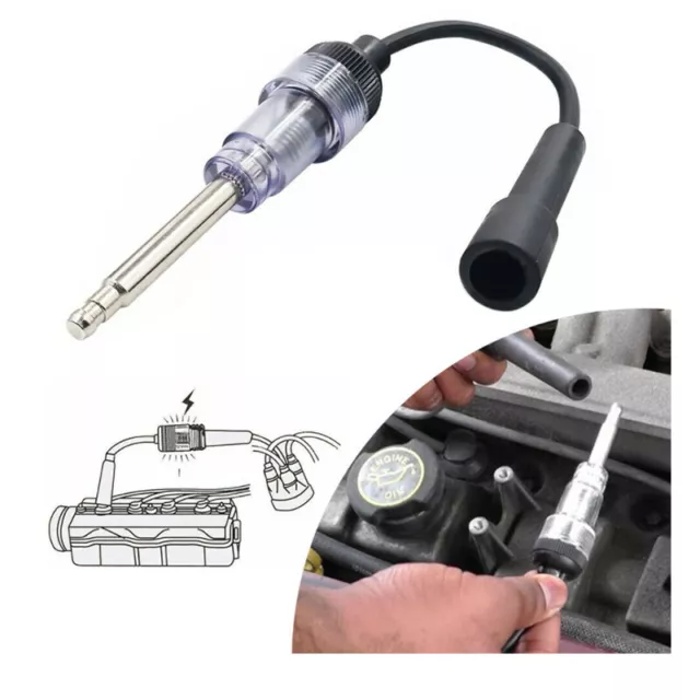 Spark Plug Tester Ignition System Coil Engine In Line Auto Diagnostic Test Tools