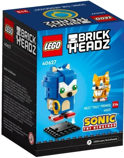 Lego Brickheadz: Sonic The Hedgehog (40627). Bnib. *Free Postage.*