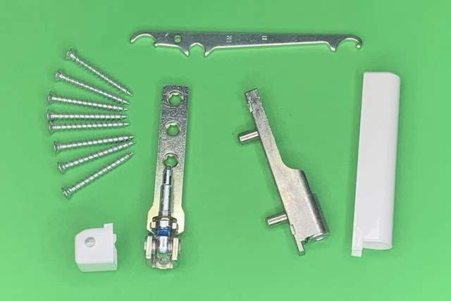 Aubi Siegenia Ecklager A300 Set - Inklusive Einstellschlüssel Und Abdeckkappen