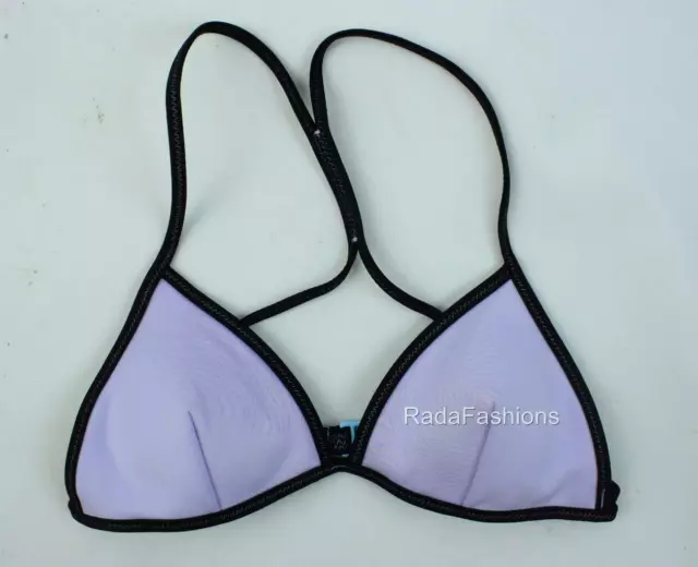 Victoria's Secret Beach Sexy Surf Teeny Triangle Bikini String Stitched Swim Top