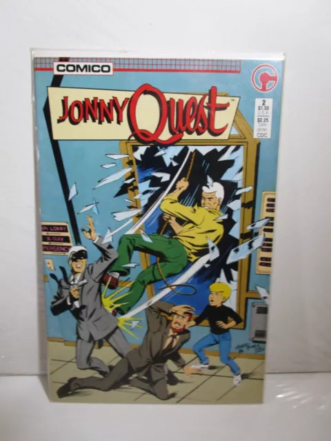 Comico Jonny Quest No. 2 July 1986 Comic Book  Bagged Boarded~
