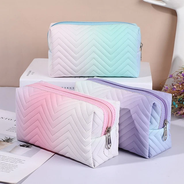 Stylo Sac Sac de maquillage Pochette à fermeture éclair Stockage cosmétique