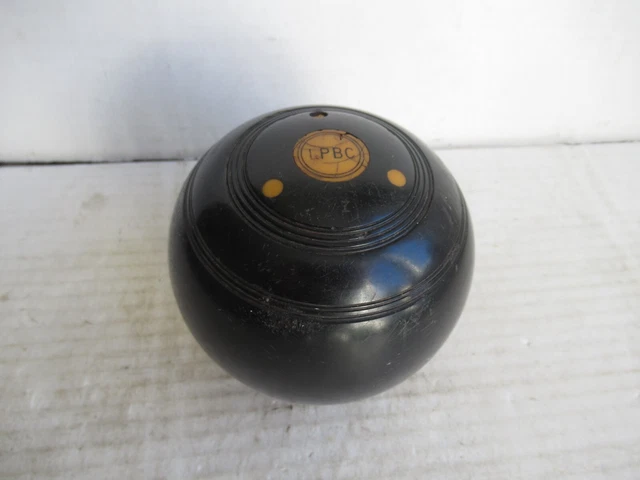 Crown Green Bowls, Jack, Black.