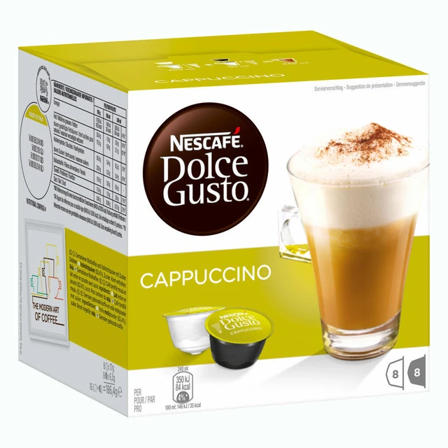Nescafé Dolce Gusto Café Au Lait D'Amande - Café - 72 Capsules (Pack De 6 Boîtes X 12