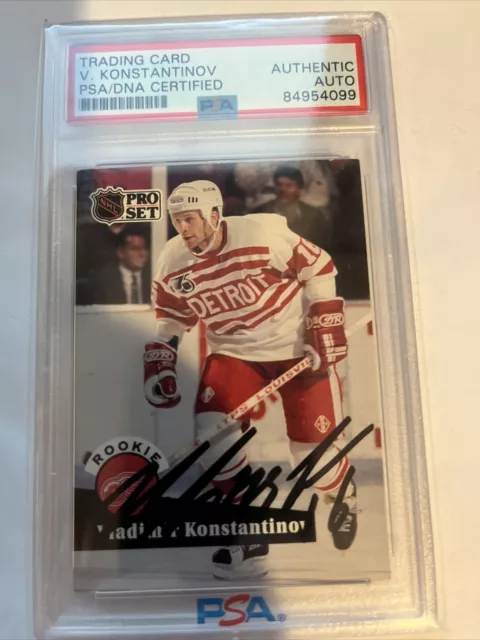 Vladimir Konstantinov Signed 1993/94 Fleer Power Play Card #73 JSA COA Red  Wings - Hockey Slabbed Autographed Cards at 's Sports Collectibles  Store