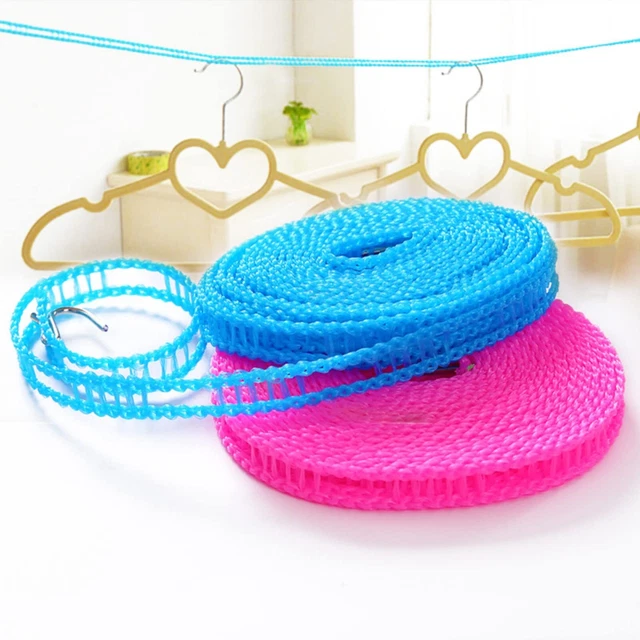 2Pcs Clotheslines 32.8Ft Length Camping Clothesline Clothes Drying Rope