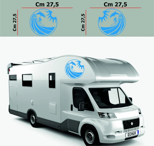 ADHESIF POUR CAMPINGCAR Chausson Rapido stickers Complet Autocollants