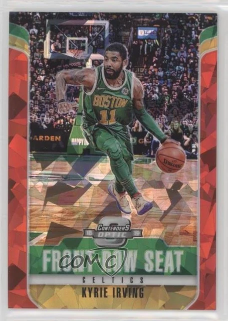 2018 Panini Contenders Optic Front Row Seat Prizms Red Cracked Ice Kyrie Irving