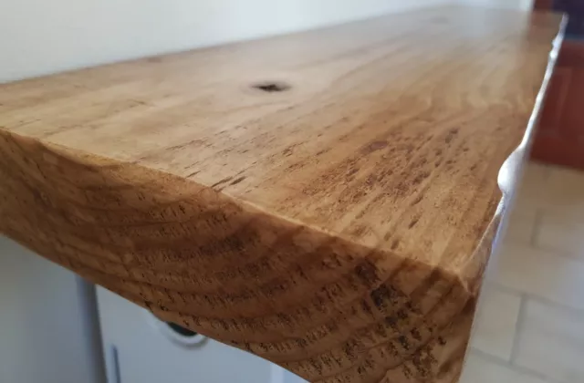 Rustic Floating Shelves Solid Chunky Wooden Mantle Shelf Handmade 15x4.5cm