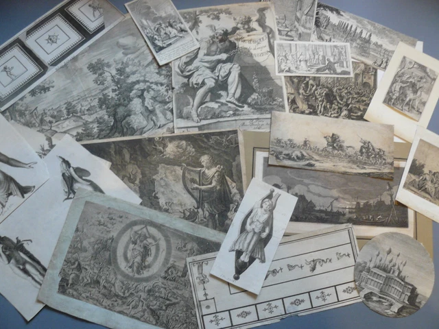 22 gravures 17eme et 18eme a restaurer 11