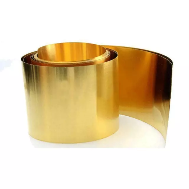 H62 Brass Metal Thin Sheet Foil Plate Roll Thickness 0.1mm~1mm