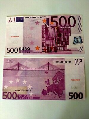 marqués geçersizdir pour divertissement uniquement  Billet de jeu en euro 