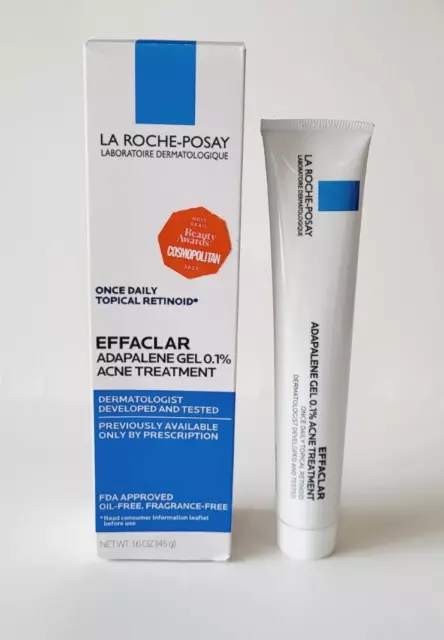 LA ROCHE POSAY EFFACLAR ADAPALENE GEL 0.1% ACNE TREATMENT Oil Free 1.6