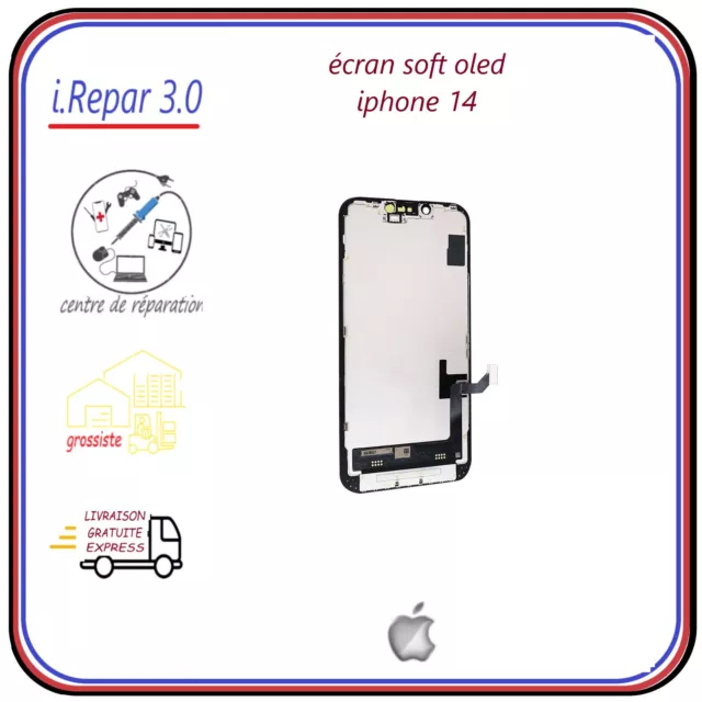 ÉCRAN SOFT OLED iphone 14 - incell 14 plus - origine 14-14 plus EUR 175,00  - PicClick FR