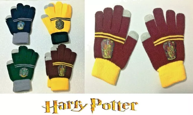 Harry Potter Guanti Scuola Hogwarts Grifondoro Tassorosso Serpeverde Corvonero