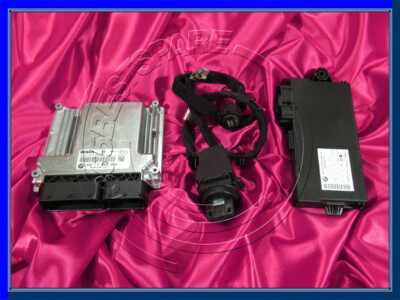 BMW SERIE 1 3 5 E81 E88 E90 E60 2.0i N43 MOTORE ECU Set DME CAS3 CHIAVE DI ACCENSIONE 