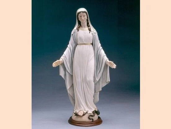 Statue - Cène - Résine blanche - 25x10cm - Décoration intérieure
