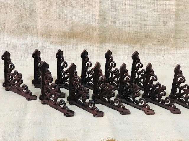 12 Antique Style Shelf Brace Wall Bracket Cast Iron Brackets SMALL Corbels
