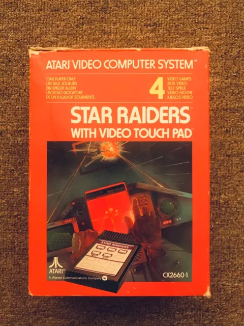 Spiel 'Star Raiders' für ATARI VCS | OVP | Video Touch Pad | RAR