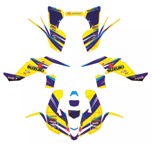 Fits LTZ 400 2003 to 2008 GRAPHIC KIT for SUZUKI LTZ 400 STICKER Z400 DECal