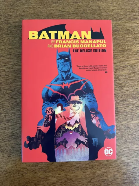 Batman by Manapul & Buccelatto Deluxe Edition DC Comics HC Hardcover