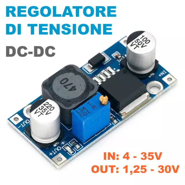 Lm2596 Convertitore Regolatore Di Tensione Dc-Dc Step Down 1.25 - 30V