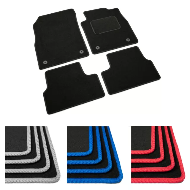 For Ford Mondeo 2015 to 2020 Tailored Car Floor Mats Black Carpet 4 pcs