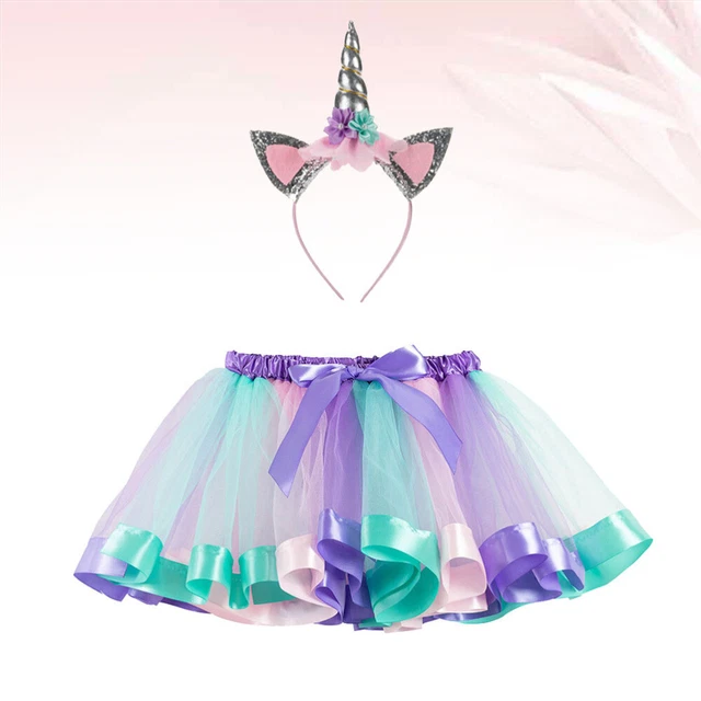 Girls Showing Costumes Girl Child Kids Suit Colorful Tutu Skirt