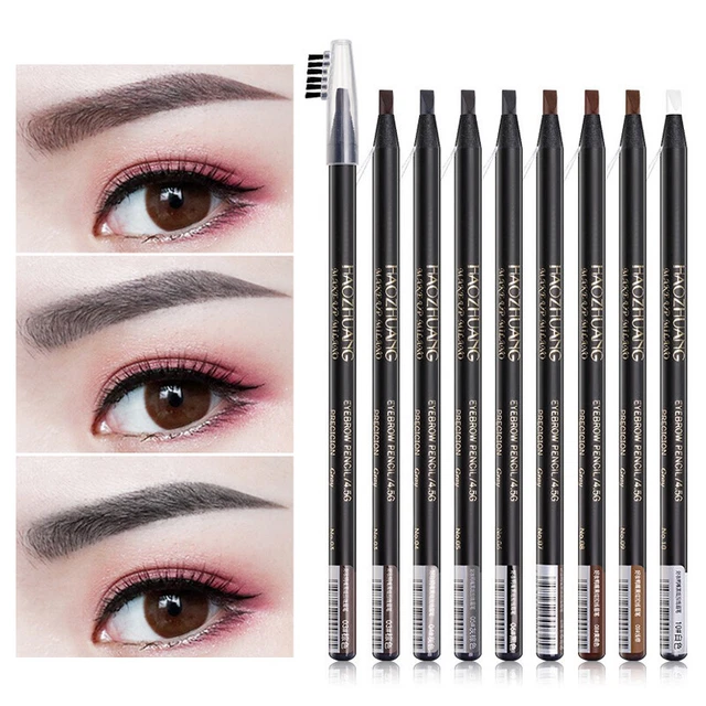 Penna per sopracciglia impermeabile eyeliner di lunga durata accessori trucco scuro,