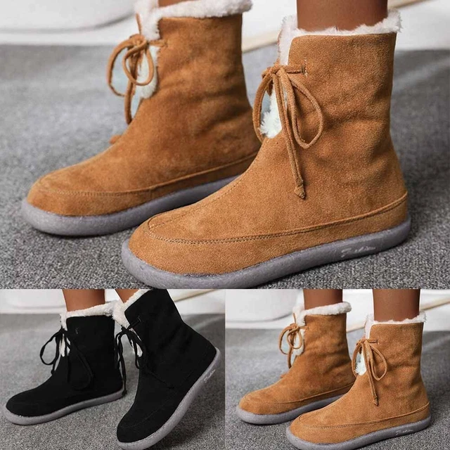 Stivali stivali invernali piatti lacci leggeri outdoor party scarpe morbide