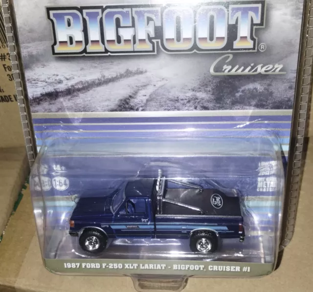 Greenlight 1987 Ford F-250 XLT Lariat Bigfoot Cruiser HOBBY EXCLUSIVE 1:64