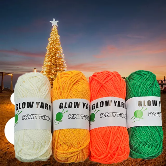 1000 Yards Spool Luminous Thread Glow In The Dark DIY Embroidery Cord Yarns