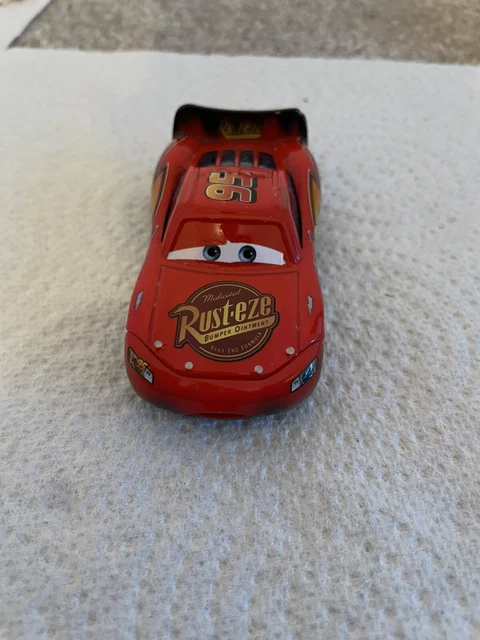 DISNEY PIXAR CARS Diecast LIGHTNING MCQUEEN WITH BURNT WING £9.50 ...
