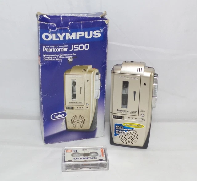 OLYMPUS J500 PEARLCORDER Mikrokassettenrekorder gebraucht (53240) EUR