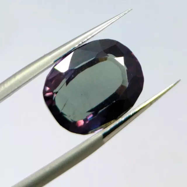 7.70 Carat Natural Alexandrite Color Change Oval Cut Certified Loose Gemstone